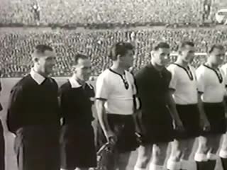 1956 no. 11 soviet sports newsreel. review of the frg-ussr football match.