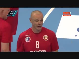 gala match of olympic handball champions. ussr - russia {2016}