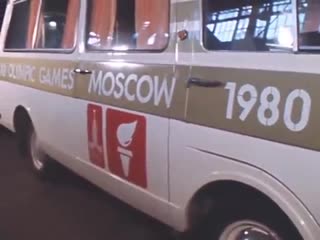 minibuses for the 1980 olympics | "olympics-80" 1979