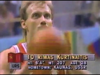 1988 olympics basketball usa v. ussr (part 3 of 7)