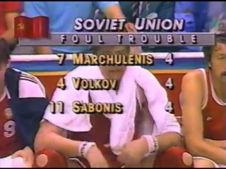 1988 olympics basketball usa v. ussr (part 6 of 7)