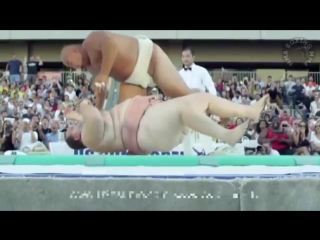 a selection of knockouts in sumo. how do huge men knock each other out? /7 03 2017
