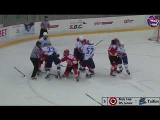 252 penalty minutes mass brawl in the match “kunlun rs junior” - “typhoon” /10/28/2017