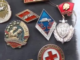 collection of ussr badges. the age of the great power (part no. 6)