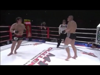 russian warrior knocked hulk out, his muscles did not help (08/3/2017)