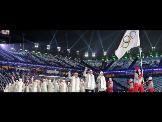 russia without a flag. opening of the olympics in pyeongchang - opening footage (02/09/2018)