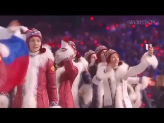 the appearance of athletes in gray in 2018 and the russian team at the opening ceremony of the 2014 olympics. {10/02/2018}