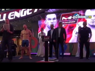 alexander shlemenko did not shake brandon halsey's hand after the weigh-in {05/31/2017}