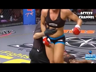 the best knockouts in fights without rules [women, top-20 / 2016]