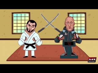 abukar yandiev vs alexander butenko, animated promo of the fight for m-1 challenge 74 (02/15/2017)